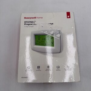 Honeywell Home 7-Day Programmable Thermostat with Touchscreen Display RTH7600D